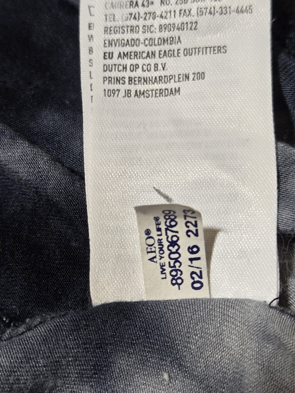 American Eagle Outfitters Black & White Tie-Dye Tank Top - Picture 5 of 5